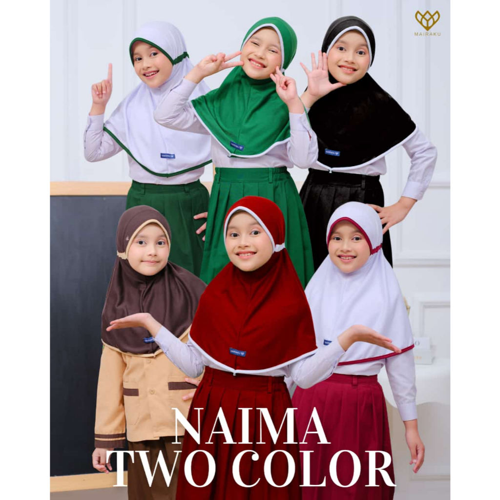 Mairaku Hijab Hijab Instant girls' headscarf, rabbani Latifa drawstring ...