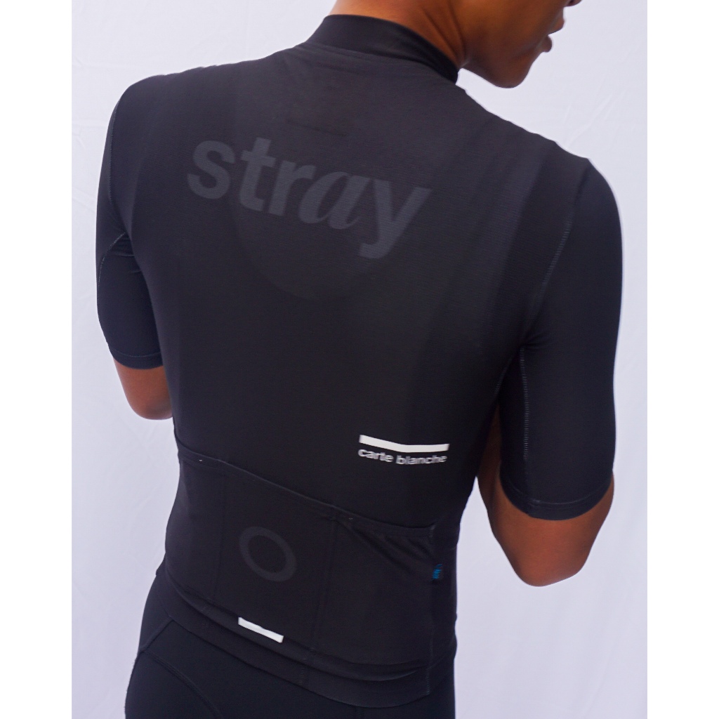 Stray - Prime Fit Carte Blanche Black Unisex Cycling Jersey | Shopee ...