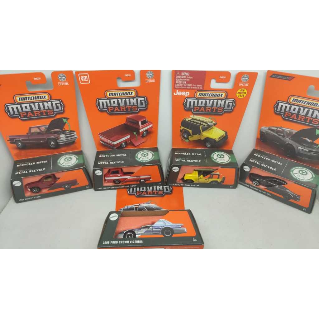 Matchbox Moving Parts 2025 - Corvair Rampside, Jeep Wrangler Rubicon ...