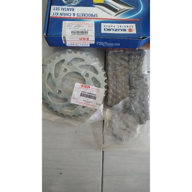 Gear set girset chain Shogun 125 R SP FD Arashi 125 Ori Sgp | Shopee ...