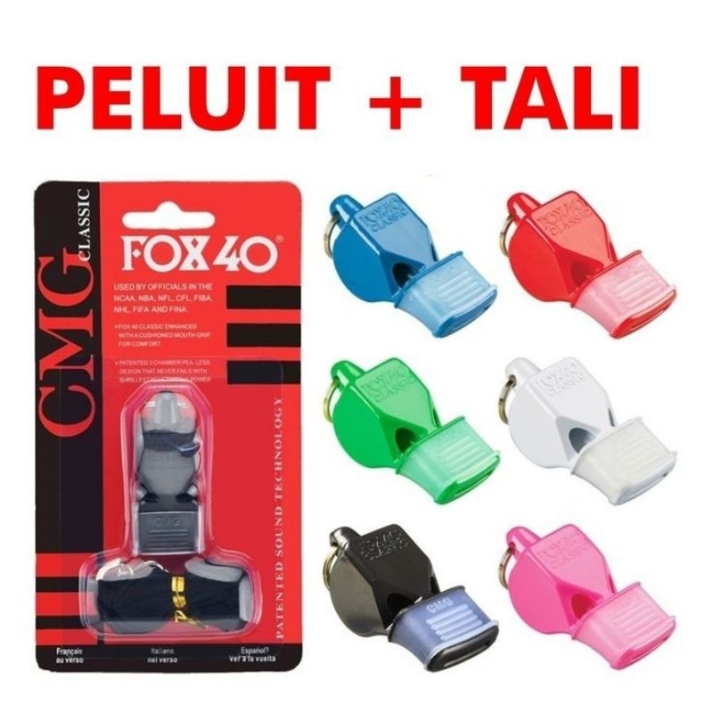 Fox 40 Classic Whistle Referee Whistle Scout Bird Trainer Security ...