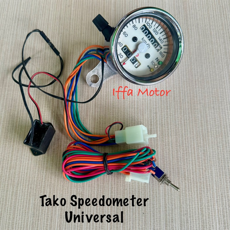 Universal Round Mini Speedometer Tachometer | Shopee Philippines