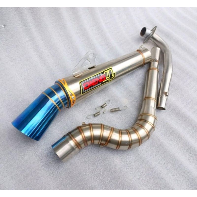 Daeng sai4 Pipe canister contour open specs exhaust Pipe for Wave 125 ...