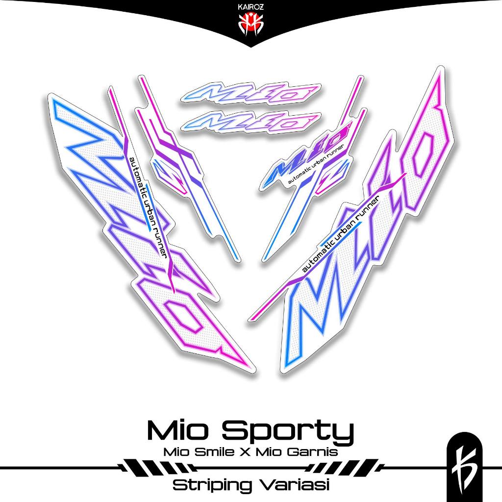Yamaha MIO SPORTY STRIPING SKU 12 STICKER MIO GARNIS MIO SMILE GARNIS ...