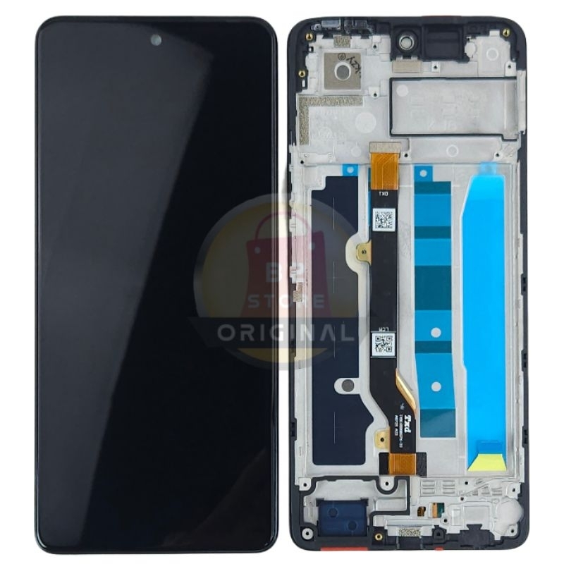 Lcd TOUCHSCREEN TECNO SPARK 20 PRO KJ6 ORIGINAL FULLSET + LCD FRAME ...
