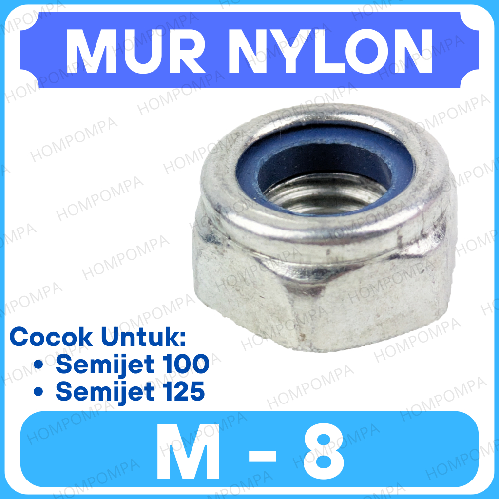 NUT STAINLESSNilon M8 UNIVERSAL SEMIJET IMPELLER RETAINER M 8 NUT ...