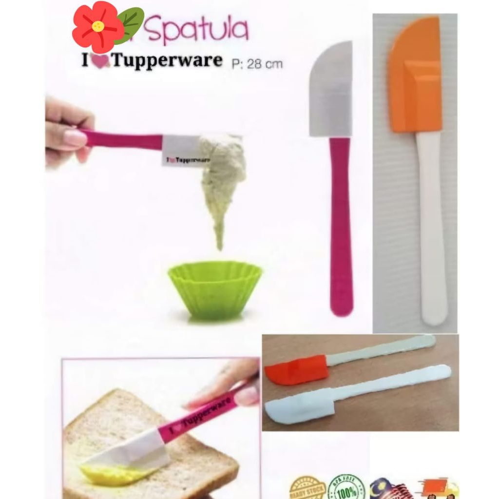 Spatula I solet l bread jam remover Tupperwarel imported | Shopee ...