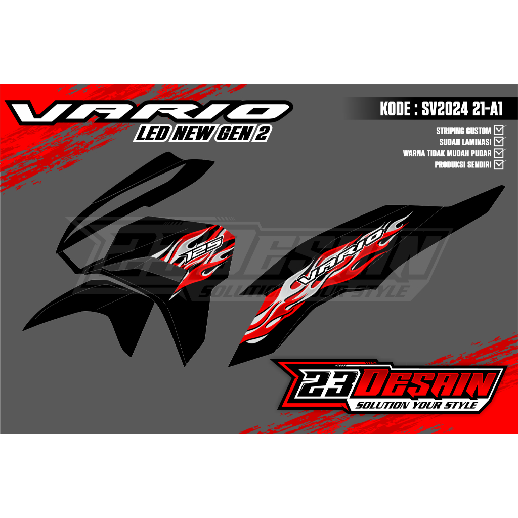 Striping api striping fire api vario striping sticker vario led new ...