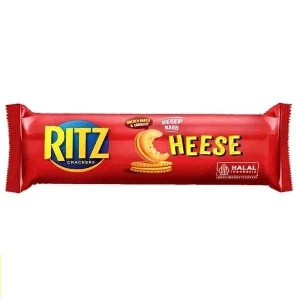 RITZ CRACKERS BISCUITS CHOCOLATE CHEESE 91gr ORIGINAL 100gr | Shopee ...