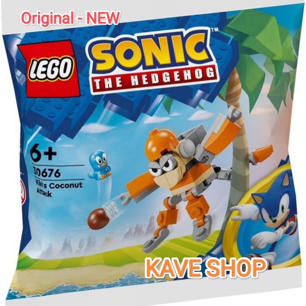 LEGO 30576 Sonic The Hedgehog : Kiki's Coconut Attack | Shopee Philippines