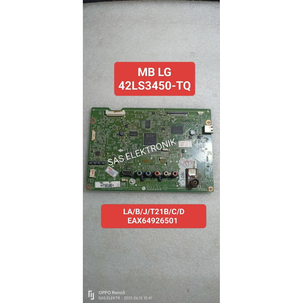 MESIN MB BOARD MOTHERBOARD MAINBOARD LG LED TV MACHINE 42 INCH 42LS3450 ...