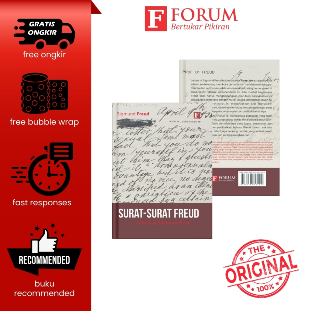 Book of Freud's Letters (Letters of Sigmund Freud) | Shopee Philippines