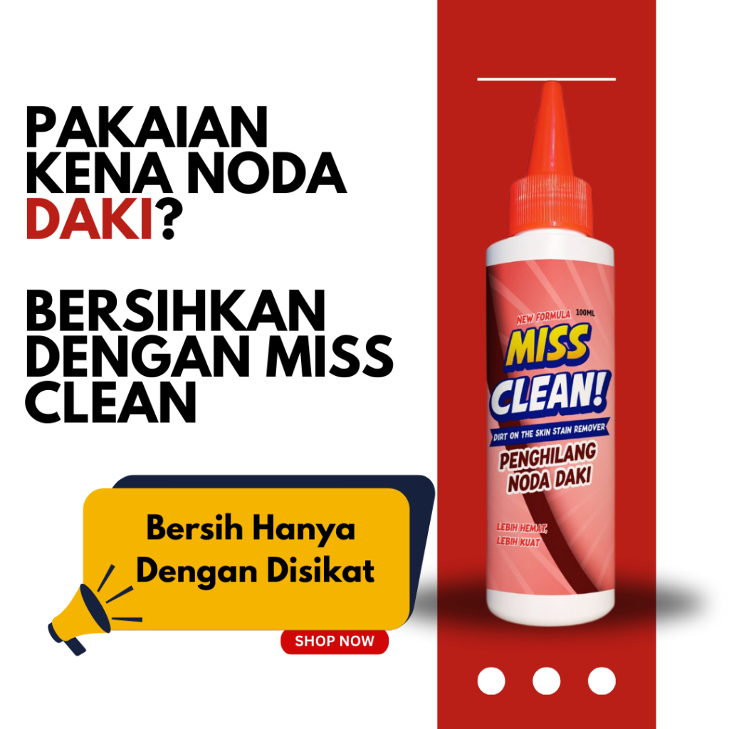 Miss Clean Fast and Natural Stain Remover for Collars and Clothes ...