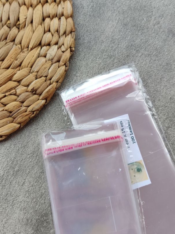 OPP SEAL PLASTIC 7 x 15 (100 sheets) PLASTIC MONEY PAPER BOUQET BOUQUET ...