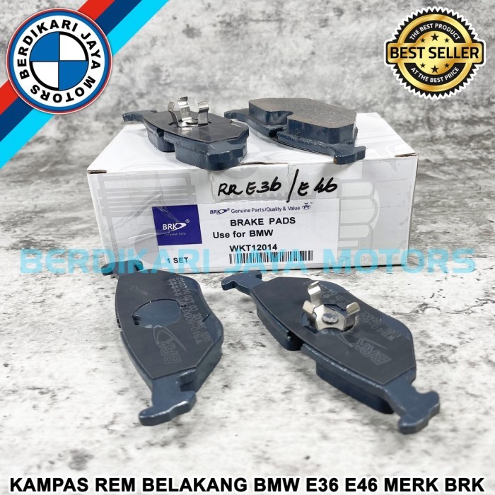 REAR BRAKE PADS BMW E36 E46 N42 N46 N40 N45 Z3 E36 M40 M43 M50 M52 M54 ...