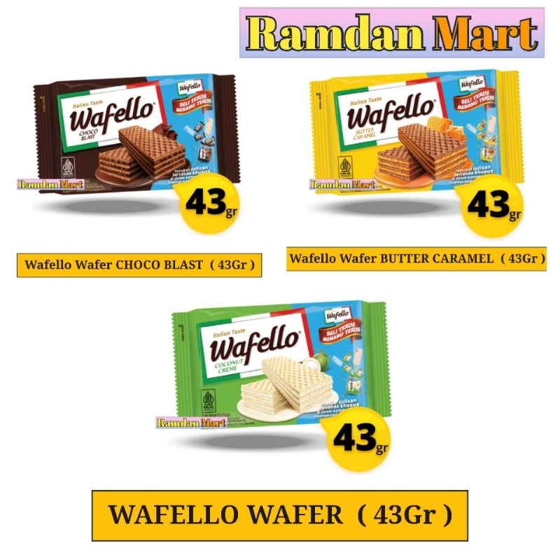 Roma Wafer WAFELLO Reguler bungkus ( ECER ) | Shopee Philippines