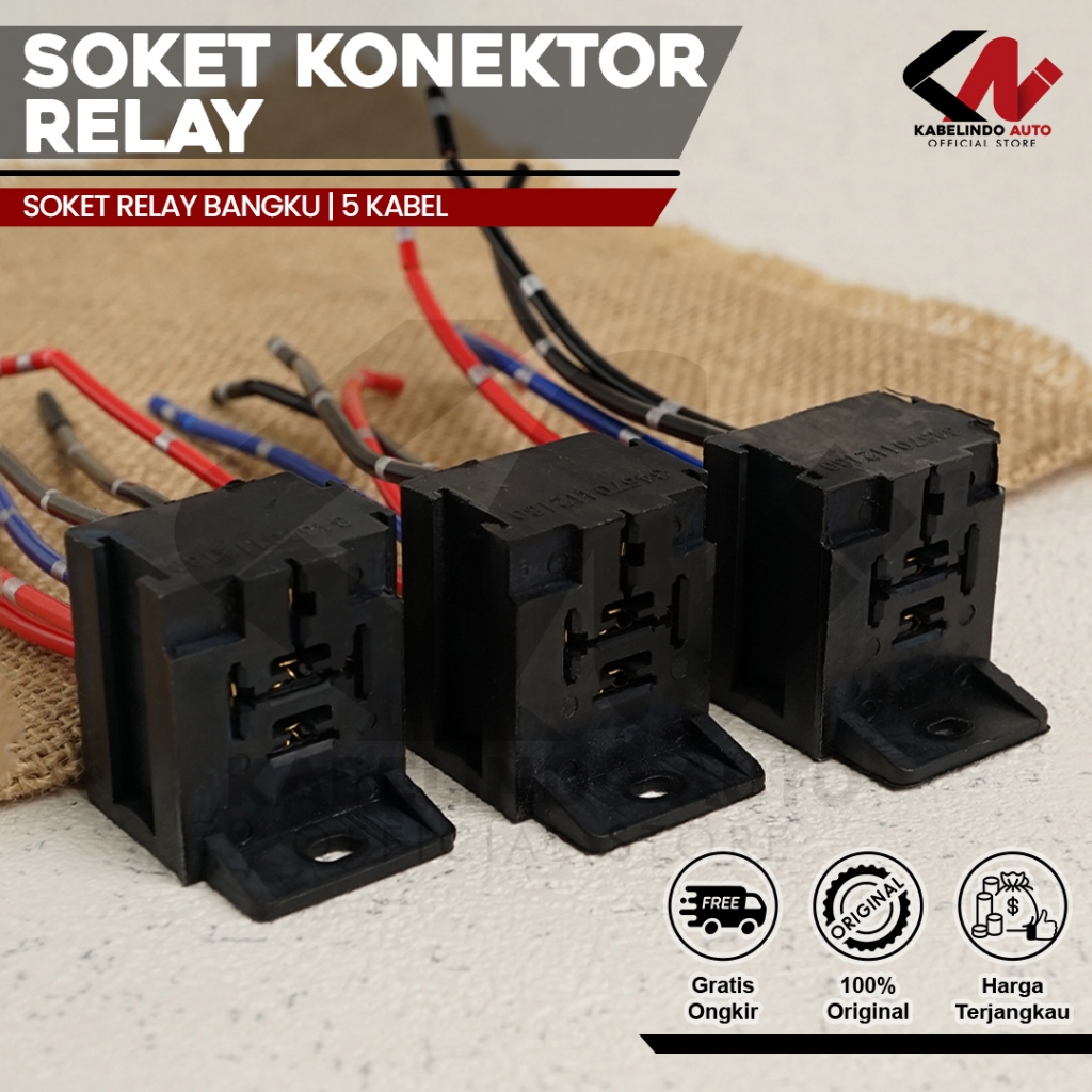 Home of the Relay / Bench Relay Socket / Relay Cable Socket / 5 Pin ...