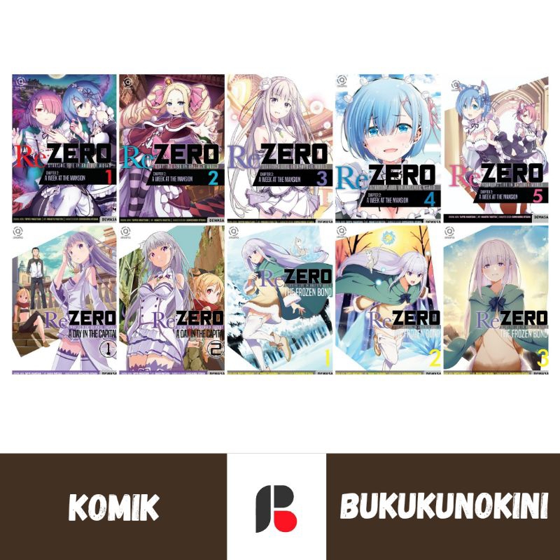 (Original, Sealed) Comic Re Zero Starting Life in Another World Chapter ...