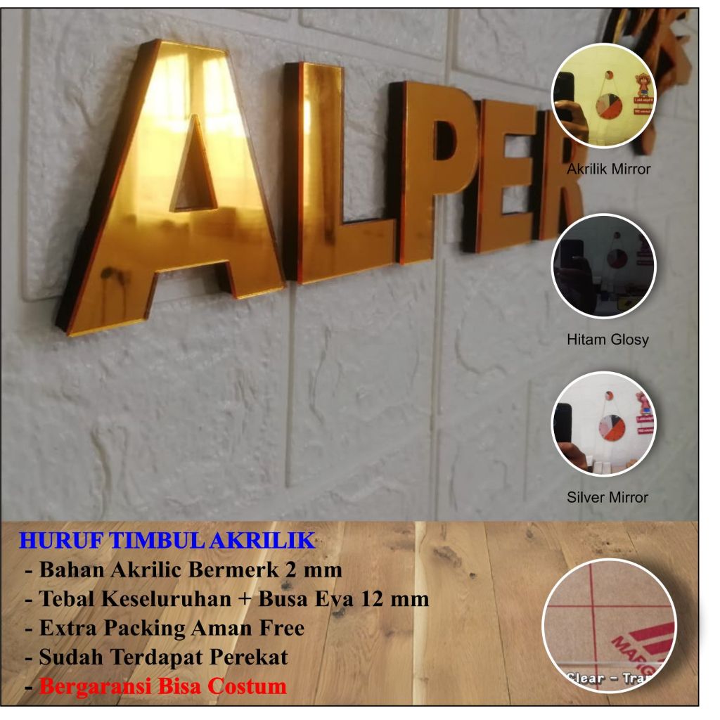 CUSTOM ACRYLIC embossed LETTERS THICK ACRYLIC NUMBERS + 12 MM SPONGE ...