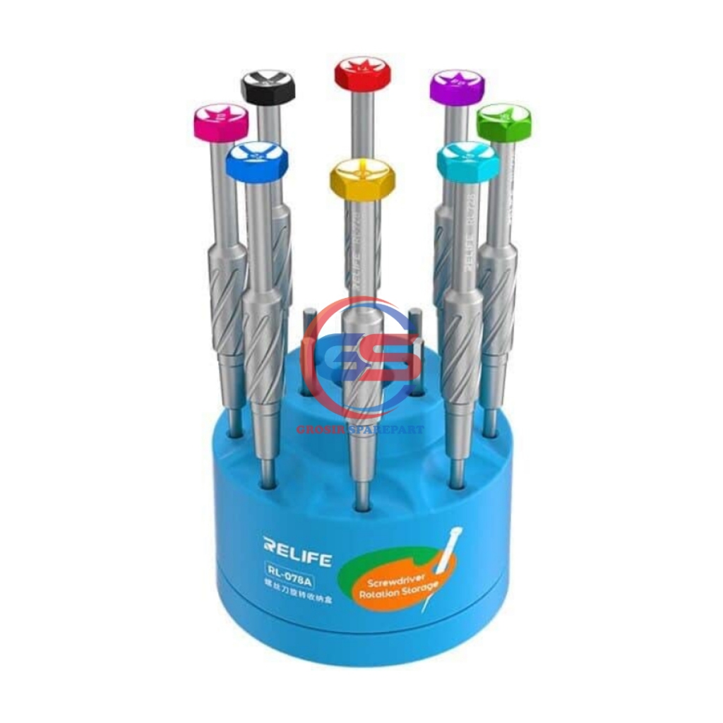 STORAGE BOX ROTATING SCREWDRIVER RELIFE RL-078A MAGNETIC | Shopee ...
