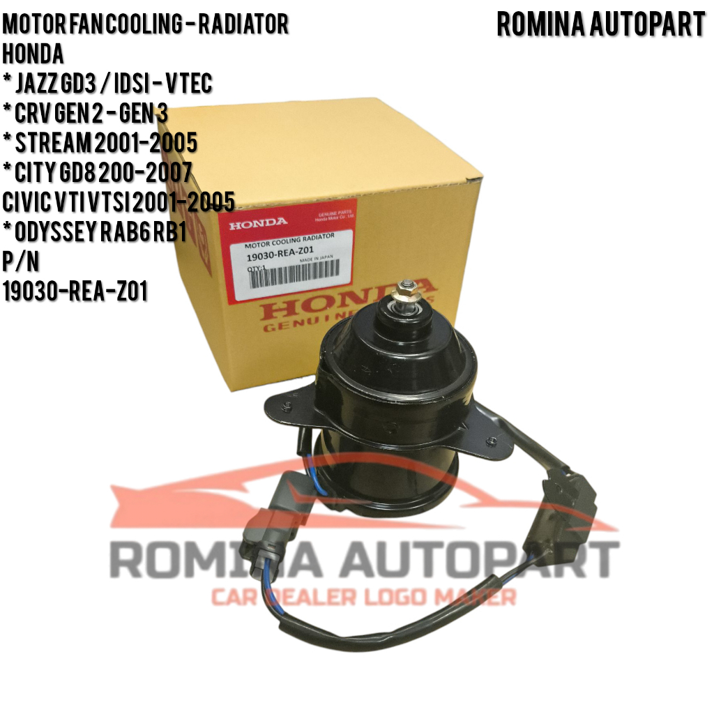 Motor Fan Cooling Radiator Honda Cr-v Cr-v GEN-2 STREAM 2001-2005 ...