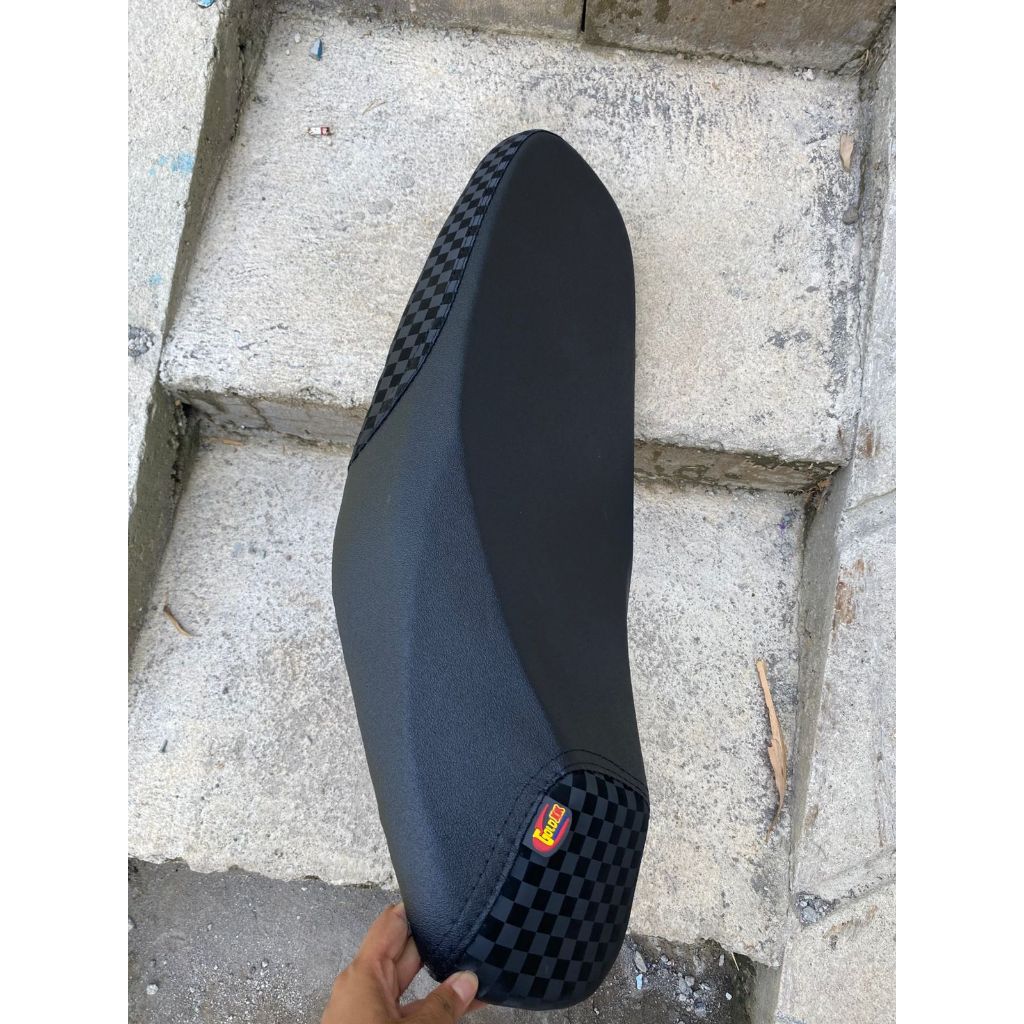 Motorcycle Seat Leather roadrace/Amplas Sbtech Model Chess Combination ...