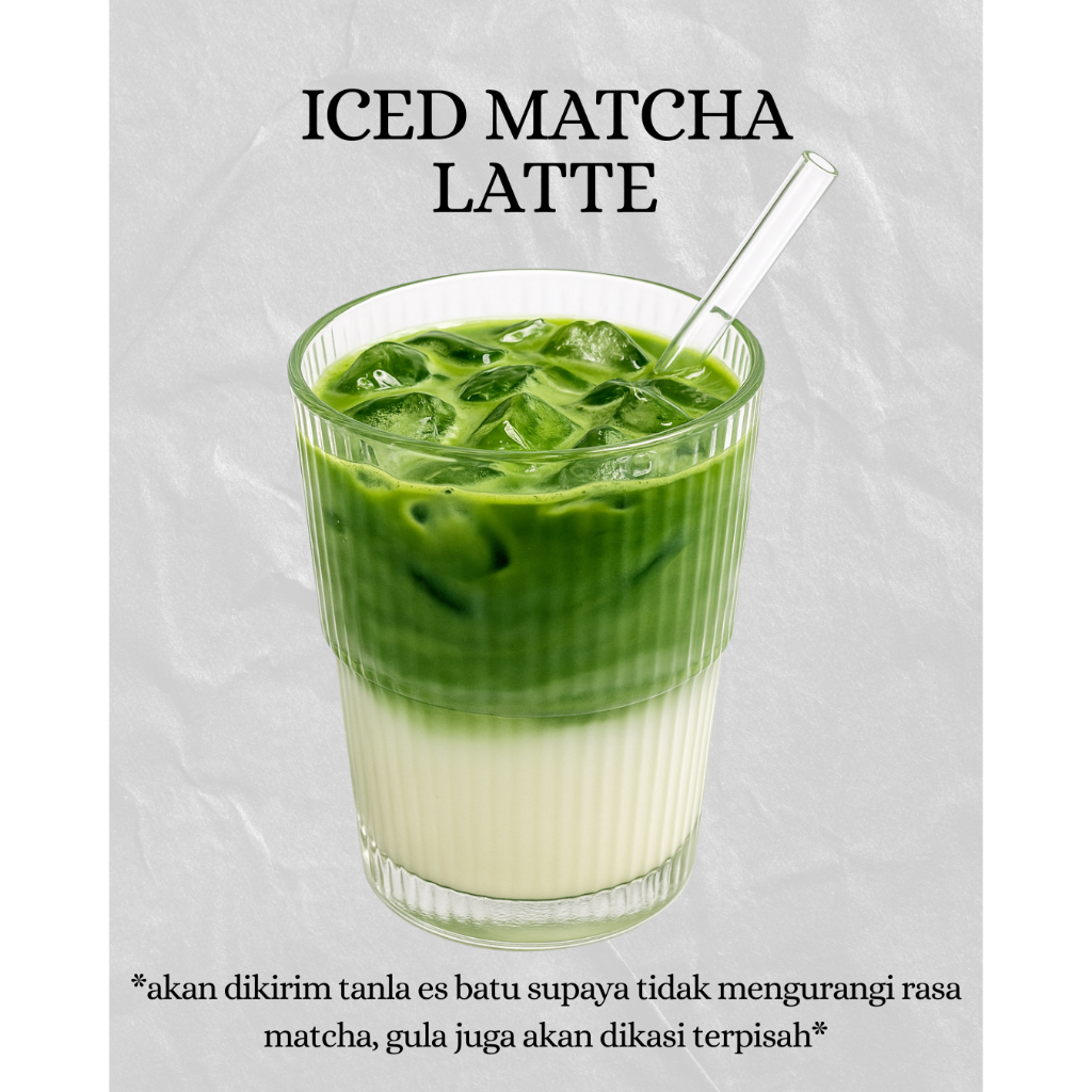Matcha Latte (ready to drink straight away) (only accept instant ...