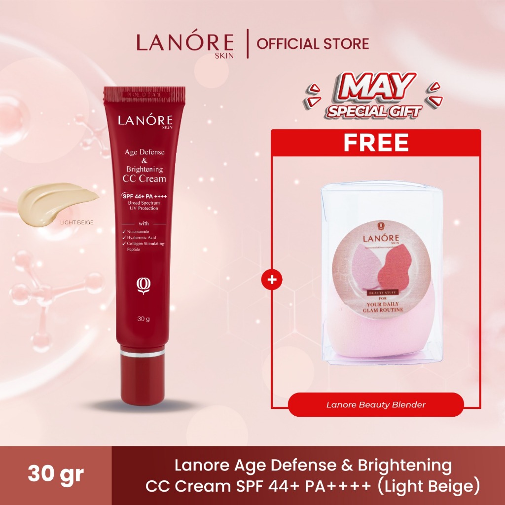 Lanore Skin Age Defense & Brightening CC Cream SPF 44+ PA++++ 01 Light ...