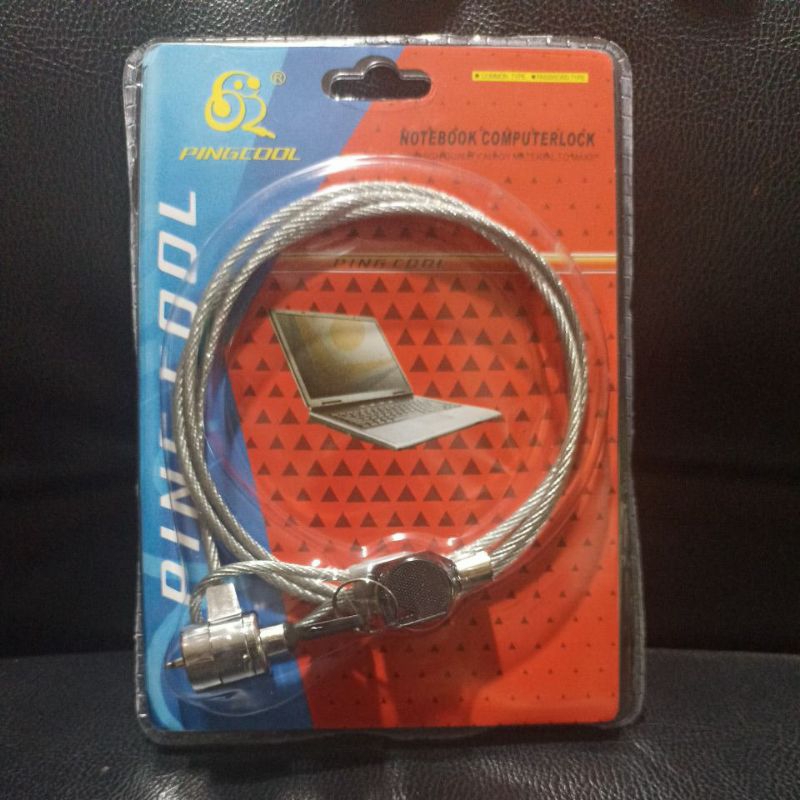 Laptop Notebook Padlock Chain Lock with Kensington Lock | Shopee ...