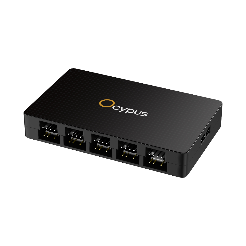 Ocypus DELTA EH10 ARGB PWM Hub With Controller Remote Maximum 10 Fan ...