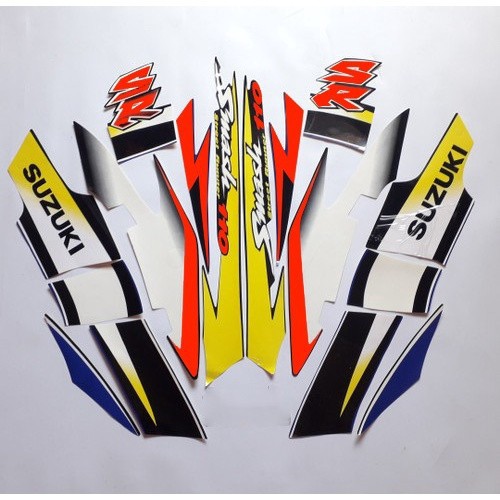 Motorcycle Body List Sticker Striping Standard Original SUZUKI Smash ...