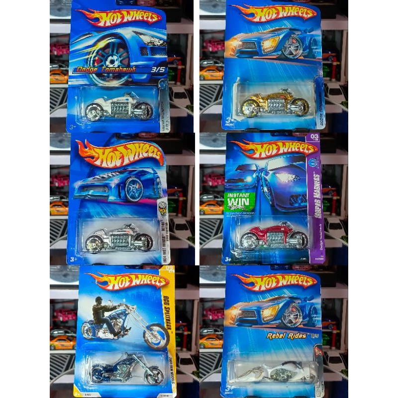 Hot Wheels Bluecard Dodge Tomahawk Gold / Silver / Red / White / OCG ...