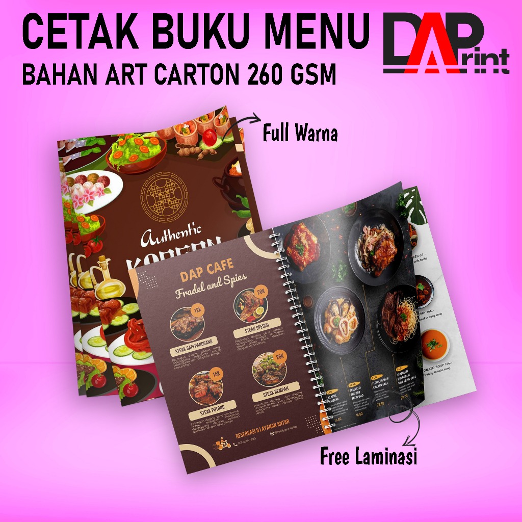 Print a Custom Cafe food and drink Menu list book | Shopee Philippines