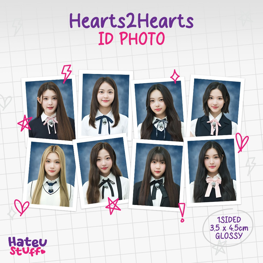 Hearts2Hearts H2H Unofficial ID Photo Class of 2025 | Shopee Philippines