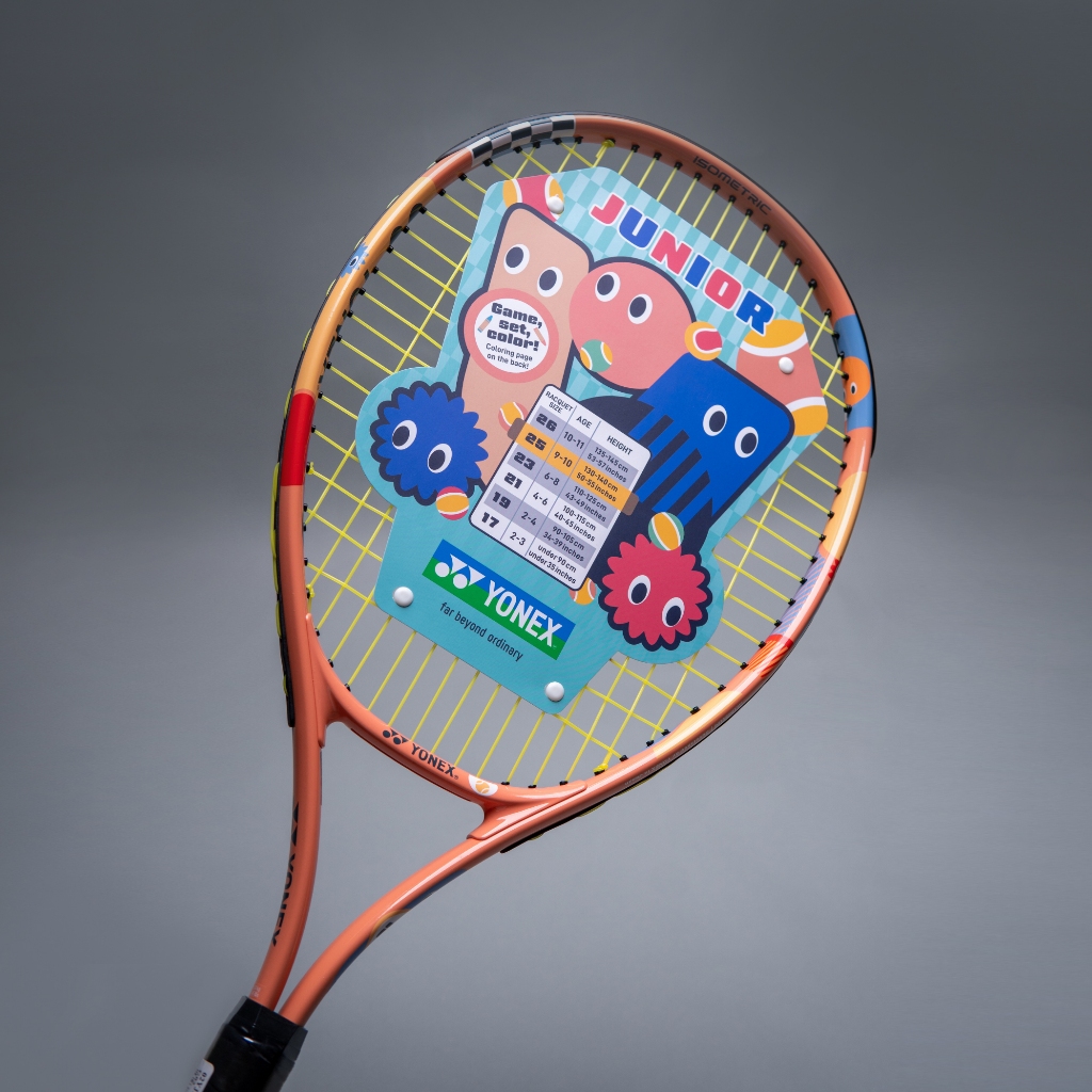 Tennis Racket Tennis Racket Yonex JR25 Coral Orange 230Gram 230 Gram ...