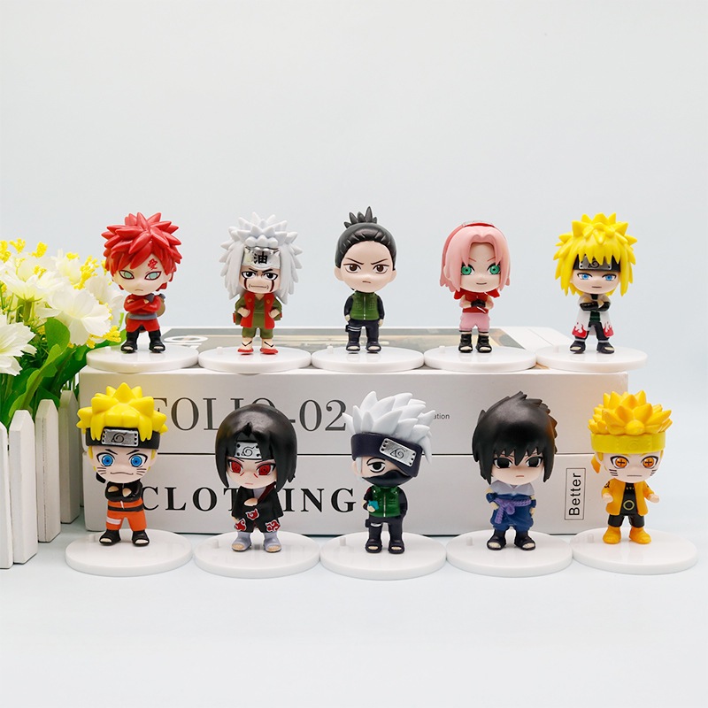 Naruto Shippuden Fullset Chibi Action Figure | Shopee Philippines