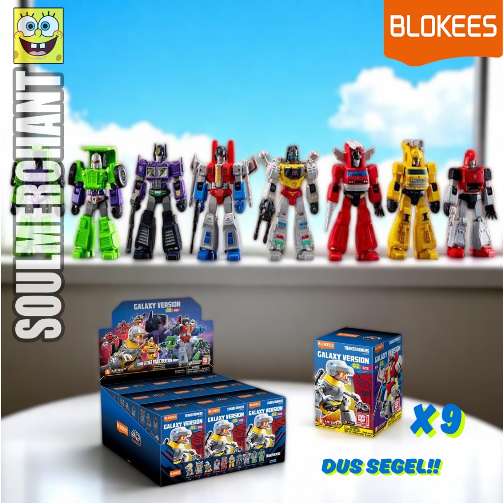 Blokees Transformers Galaxy Version 02 SOS Sealed Box Contains 9