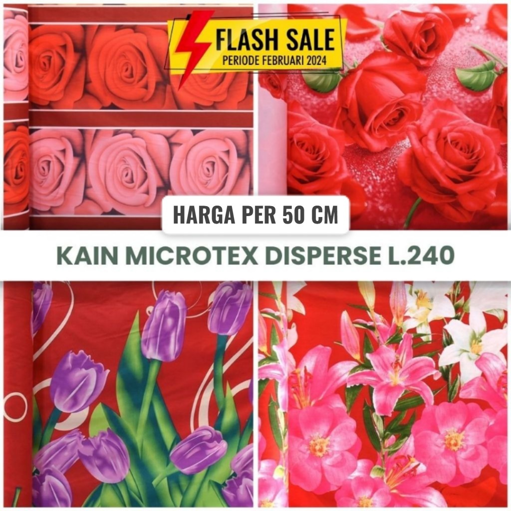 KATUN (FS) MICROTEX DISPERSE COTTON FABRIC PER 50 CM DINO HELLO KITTY ...