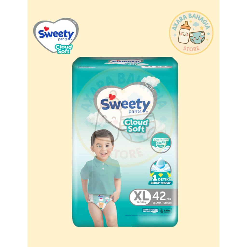 SWEETY SILVER PANTS XL42 ( SWEETY BABY DIAPERS) | Shopee Philippines