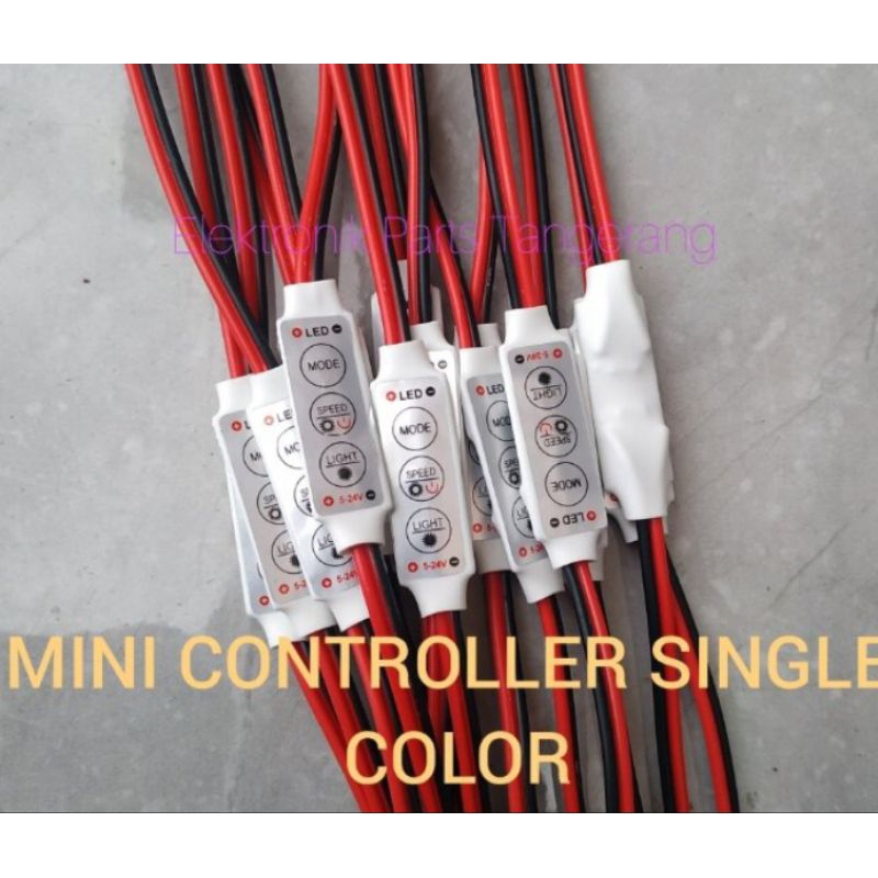 MINI CONTROLLER SINGLE COLOR FLASHING CABLE COLOR SINGLE FLASHING LED ...