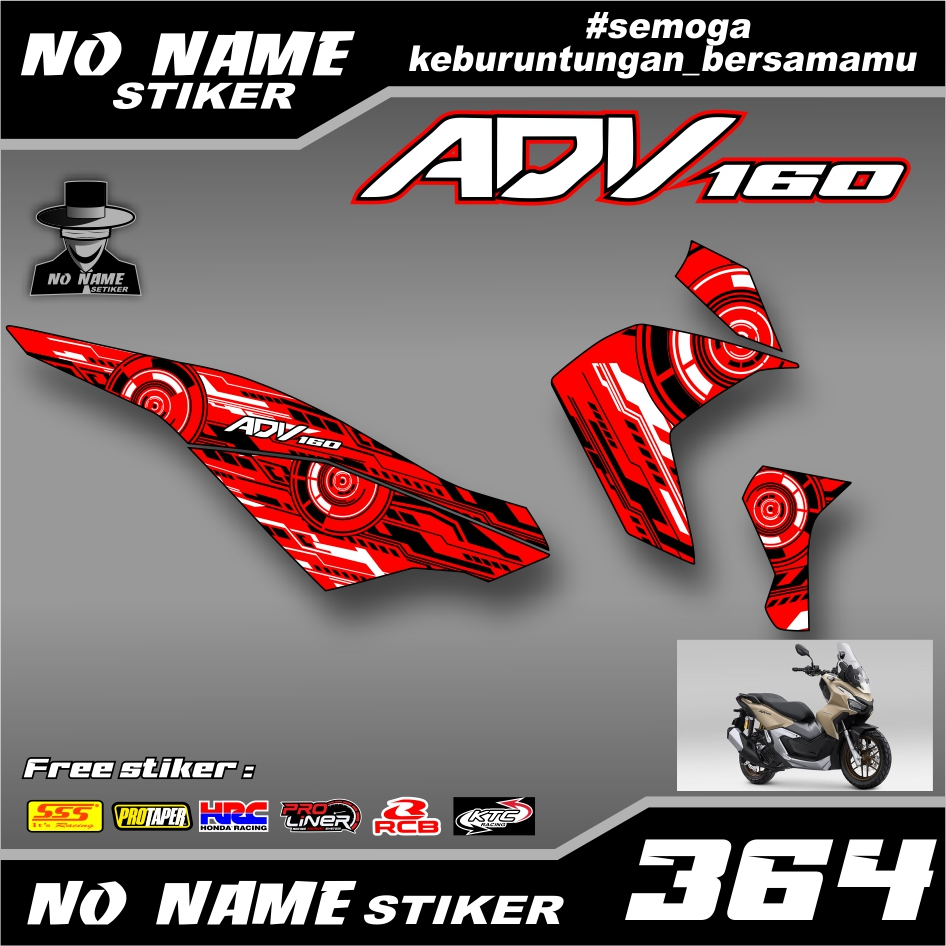 Striping ADV 160 (364) Sticker ADV 160 Sticker VARIATIONS | Shopee ...