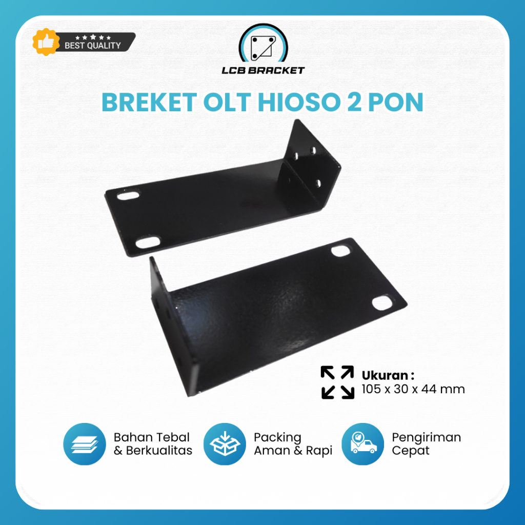 OLT HIOSHI 2 PON Optical Line Terminal LCB Bracket Rackmount Iron Plate ...