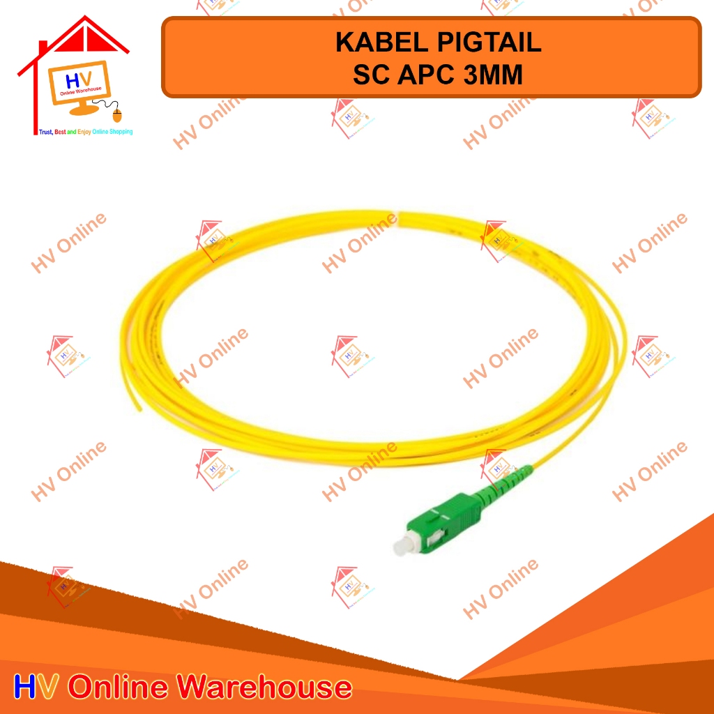 Sc UPC Fiber Optic Pigtail SC/APC 3mm | Shopee Philippines
