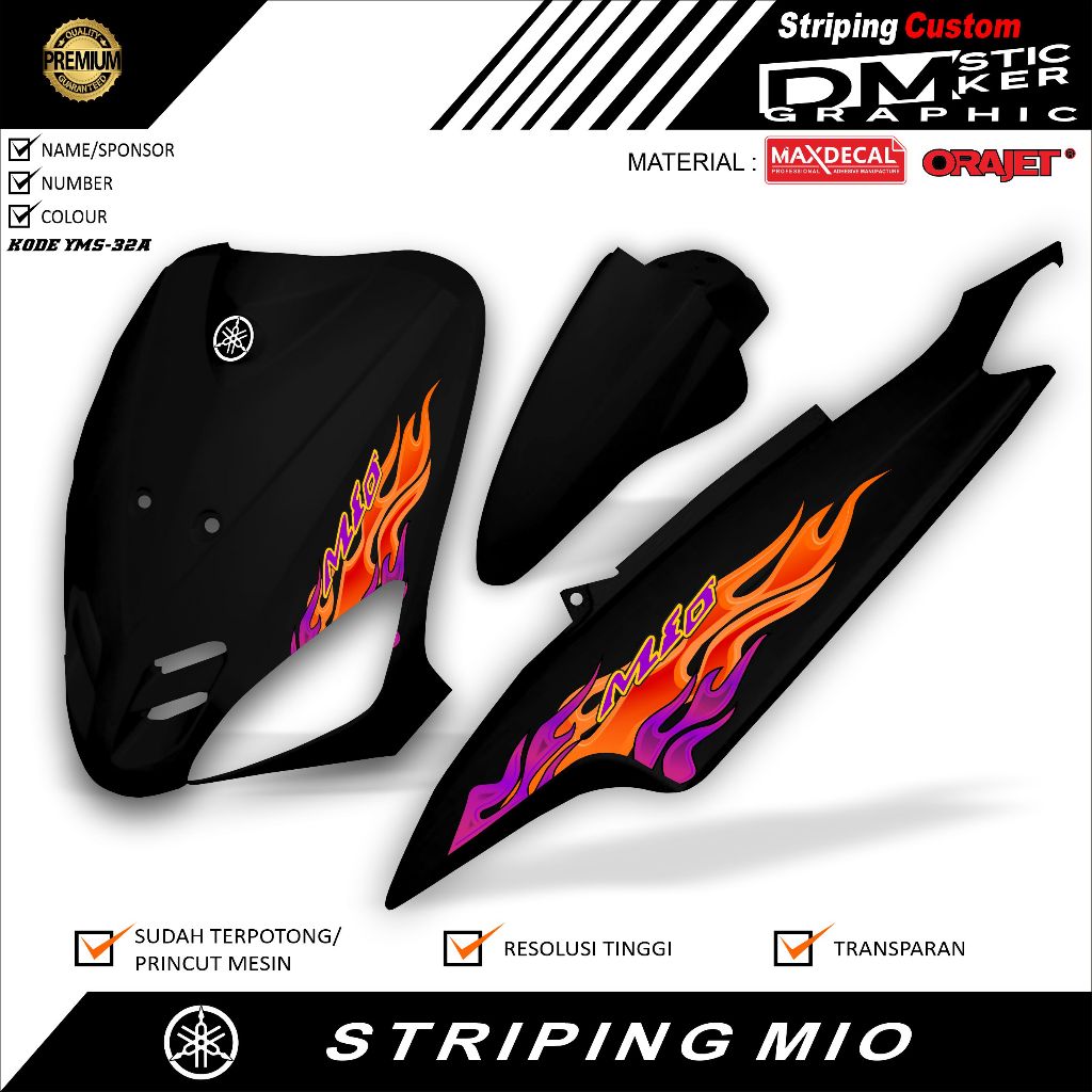 Mio STRIPING VARIATION MIO CODE-32 | Shopee Philippines
