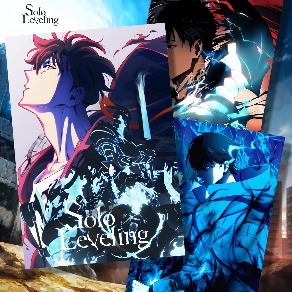 A3 Anime Solo Leveling Poster Collection - Shangri-La Frontier - Sung ...