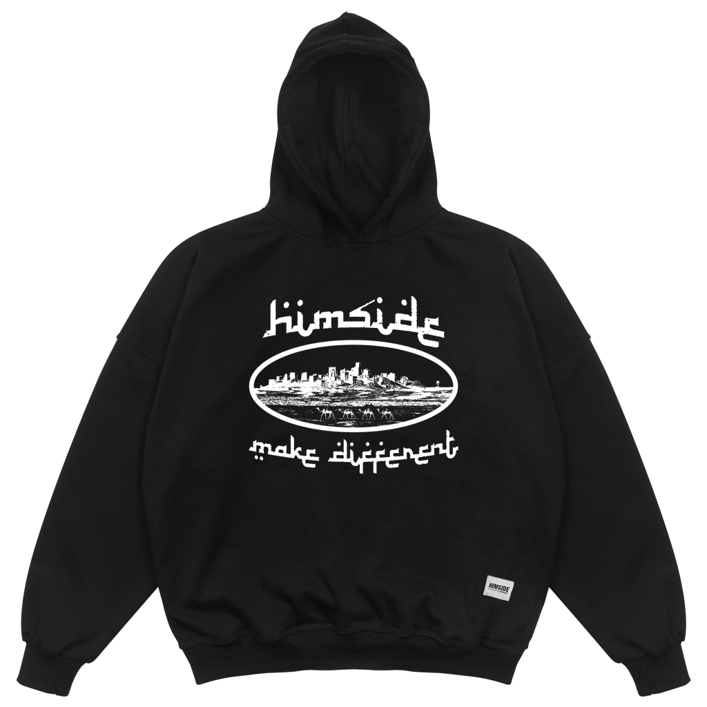 Himside - Wasteland Black Boxy Pullover Hoodie - Unisex | Shopee ...