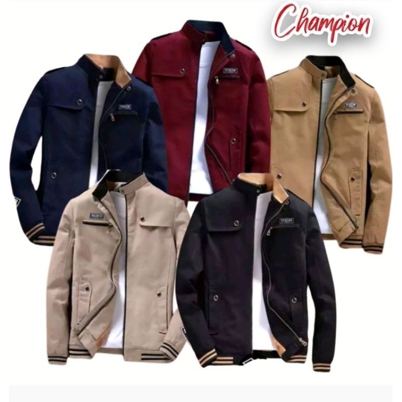 Men's Canvas Jacket, Men's Distro Jacket, Premium Champion Jacket, Size ...