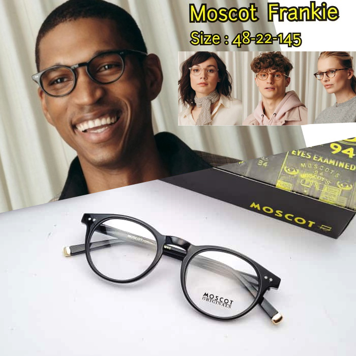 MOSCOT FRANKIE Oval Men's and Women's Smart Eyeglass Frames | Shopee ...