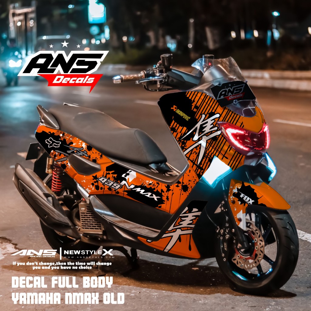 Yamaha NMAX OLD Full Body Sticker Decal YAMAHA NMAX OLD Sticker ...
