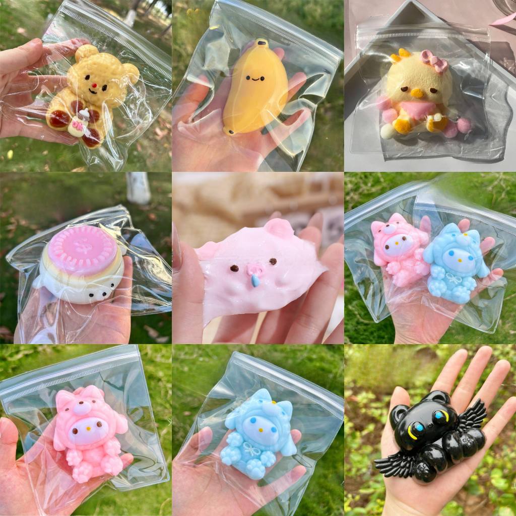 Taba Squishy Premium Funny Collection Toothless Butter Bear Melody ...